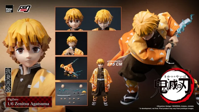 Demon Slayer Kimetsu no Yaiba FigZero Zenitsu Agatsuma 1/6 - Imagen 14