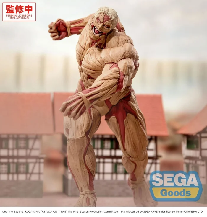 Attack on Titan GigantiX Reiner Braun Armored Titan Ver - Imagen 2
