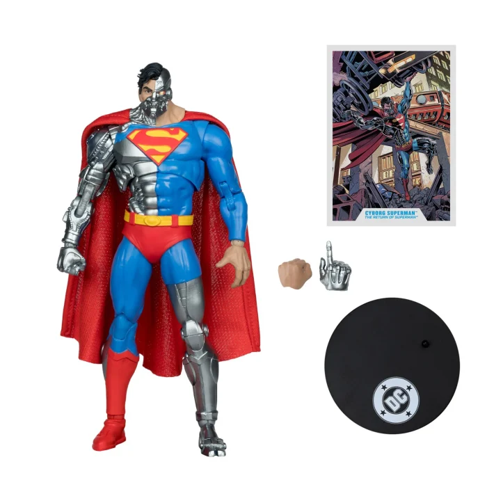 The Return of Superman DC Multiverse McFarlane Vault Collection Cyborg Superman - Imagen 11