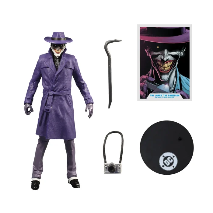Batman Three Jokers DC Multiverse McFarlane Vault Collection The Joker The Comedian - Imagen 11