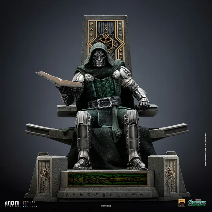 Avengers Doomsday Doctor Doom on Throne 1/10 Art Scale - Imagen 9