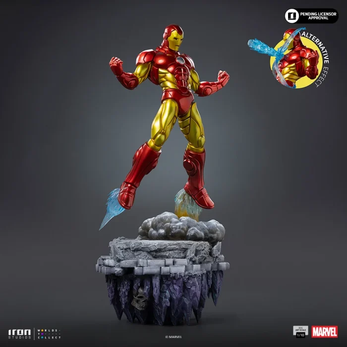 The Infinity Gauntlet Battle Diorama Series Iron Man 1/10 Art Scale - Imagen 11