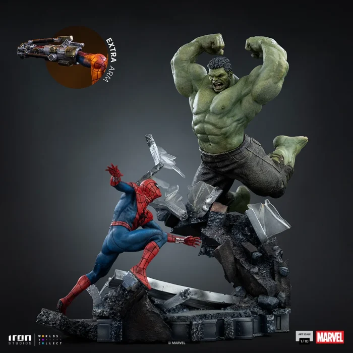 Spider Man Brand New Day Spider Man vs Hulk 1/10 Art Scale - Imagen 10