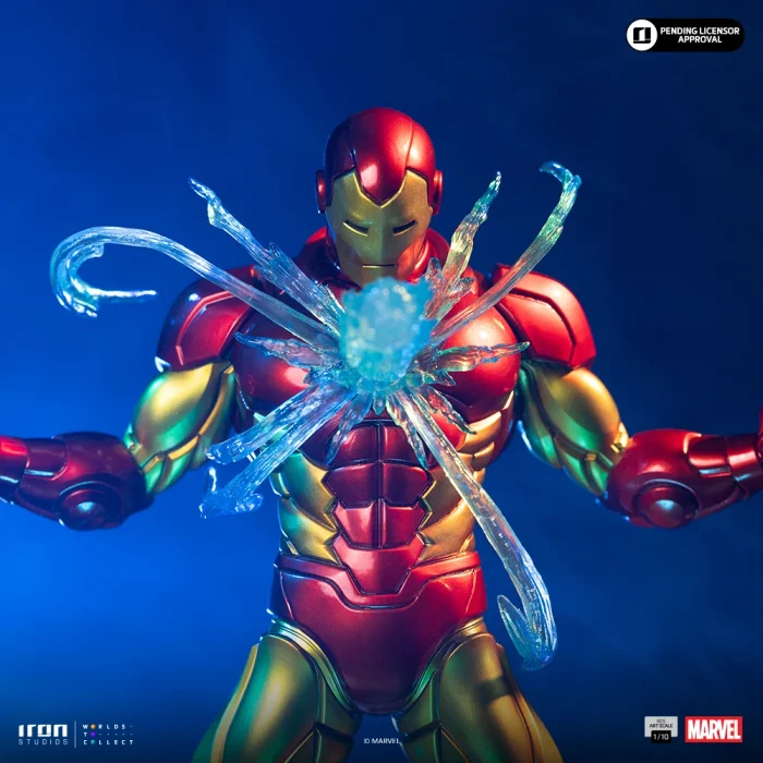 The Infinity Gauntlet Battle Diorama Series Iron Man 1/10 Art Scale - Imagen 6