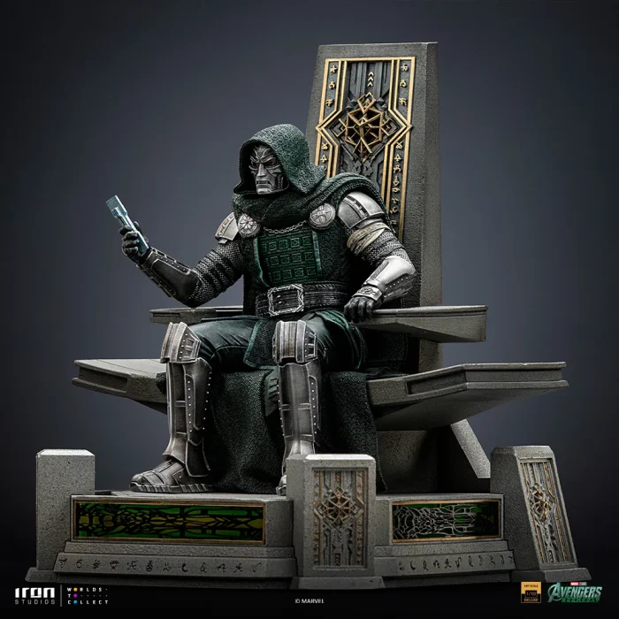 Avengers Doomsday Doctor Doom on Throne 1/10 Art Scale - Imagen 14