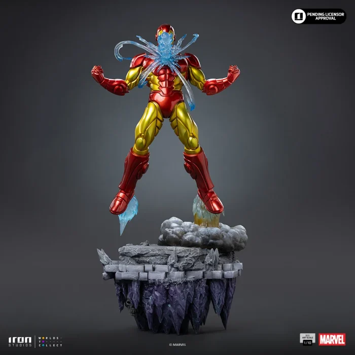 The Infinity Gauntlet Battle Diorama Series Iron Man 1/10 Art Scale - Imagen 14