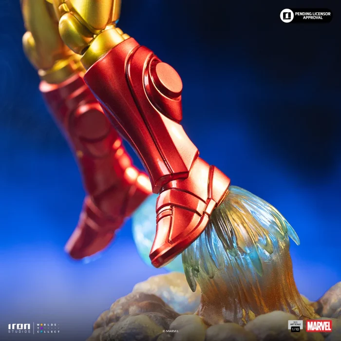 The Infinity Gauntlet Battle Diorama Series Iron Man 1/10 Art Scale - Imagen 9