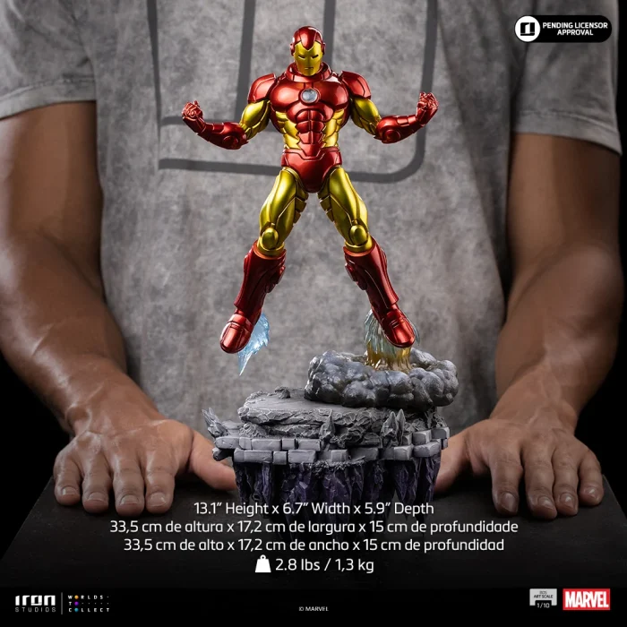 The Infinity Gauntlet Battle Diorama Series Iron Man 1/10 Art Scale - Imagen 18